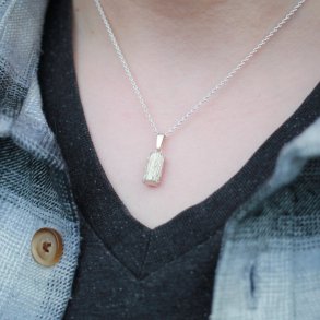 WoodLog Medium, Vedhng, Sterlingslv